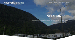 Desktop Screenshot of nesbyen-camping.no