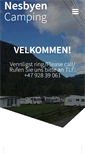Mobile Screenshot of nesbyen-camping.no